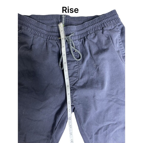 MENS SIZE Medium VOLCOM DARK GRAY CHARCOAL JOGGERS PANTS - Picture 7 of 12